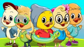 CINCO PATITOS  Canciones infantiles [upl. by Remington]