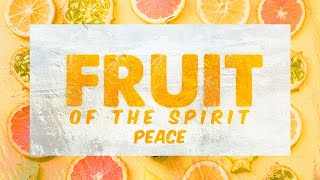 LCF Church Online  Fruit of the spirit Part 4  Peace  Vic Joyner  28072024 [upl. by Euqinehs]