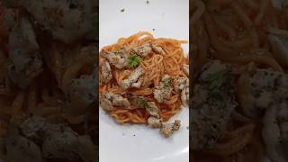 Spaghetti with tomato sauce  simple n tasty food [upl. by Athallia]