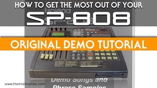 SP808 Original tutorial from the 250 MB Demo Zip Disk [upl. by Nedac]