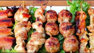 Amazing Yakitori Chicken Recipe  Japanese Chicken Yakitori Recipe  How to make Yakitori [upl. by Aysab]