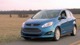 2013 Ford CMax Hybrid Review  060 Road Test  MPGomatic [upl. by Kuster256]