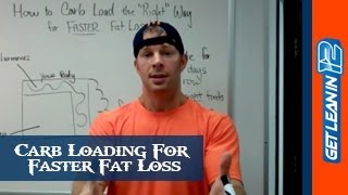 Carb Loading How To Carb Load For FASTER Fat Loss 4 Simple Tricks [upl. by Riatsala349]