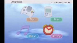 Sega Dreamcast Menu Walkthrough [upl. by Oibirot]