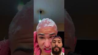 Tengan cuidado con el polvo decolorante viral barbero barberia [upl. by Sirad39]