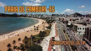 Praia de Camburi uma ótima opção de lazer e diversão em Vitória  ES [upl. by Neelloc]