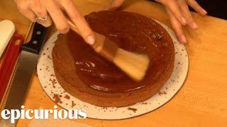 How to Make Austrian Sachertorte Part 3 [upl. by Rourke]