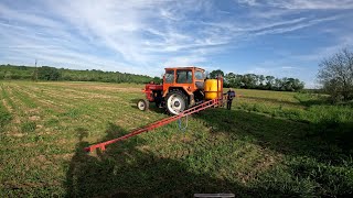 Tractorvlogu650Instalatiedeerbicidatde400delitriLa erbicidat porumbul din anul 2024 ep1 [upl. by Larry]