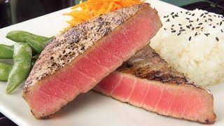 How to Cook Tuna Steaks [upl. by Eelydnarb]