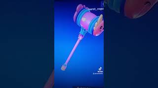 Cuddly crusher pickaxe in fortnite [upl. by Ahsenom]