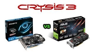 Crysis 3  Radeon HD 7850 vs GeForce GTX 660 [upl. by Oniluap]