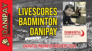 Livescore 🇮🇩 Final  Daihatsu Indonesia Masters 2024 [upl. by Elane]