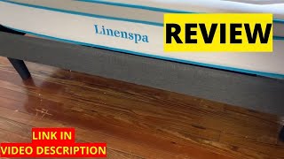 Linenspa 10 Inch Memory Foam and Innerspring Hybrid Medium Feel Queen Mattress Review [upl. by Enilorac]