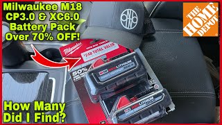 Home Depot Explosive Unbelievable Price On Milwaukee M18 CP30 amp XC60 Battery Pack Over 70 OFF [upl. by Airamak751]