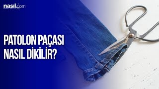 Pantolon paçası nasıl kısaltılır  nasilcom [upl. by Ellek]