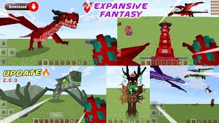 EXPANSIVE FANTASY ADDON V2  Dragons  Sea Serpent  Custom Weapons  Orcs and MORE  NEW UPDATE [upl. by Steffane]