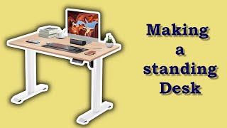 Standing desk assembly KAIMENG height adjustable desk [upl. by Gabrielson]