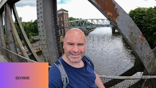 Arguably the first truly man made canal Bridgewater canal Castlefield Manchester to Worsley Delph [upl. by Gilges713]