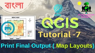 Creating Map Layouts in QGIS  QGIS Print Composer  Printing and Exporting [upl. by Meyeroff]