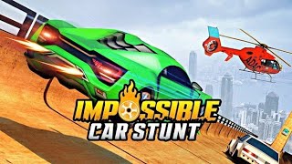 Impossible Car Stunt Game 3dCar Driving Game Pukhtoon Gaming [upl. by Akemahs923]