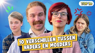 10 VERSCHILLEN TUSSEN VADERS EN MOEDERS [upl. by Laine196]