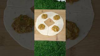 Easiest way Samosa Folding Method 🤩 shorts samosa viral food [upl. by Laks]