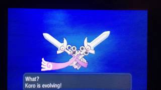 Pokemon X and Y How to evolve Doublade into Aegislash [upl. by Ahselet]