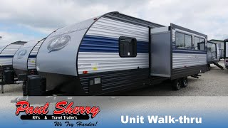 33 Foot Bunkhouse Travel Trailer  2020 Grey Wolf 27DBH [upl. by Annaitat]