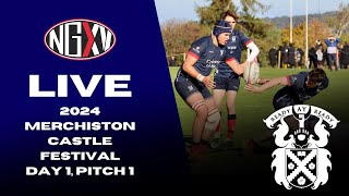 LIVE RUGBY MERCHISTON CASTLE FESTIVAL  DAY ONE PITCH ONE [upl. by Ha]