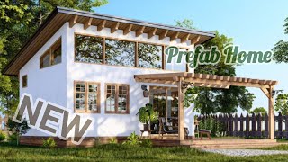 Prefab House on a Budget Affordable Housing Solutions for All  Luxury Smart Living Design [upl. by Neerihs]