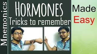 How to remember hormone and their functions with easy trick [upl. by Suivat80]