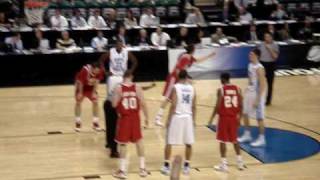 Tyler Hansbrough breaks JJ Redicks Record [upl. by Namyaw220]