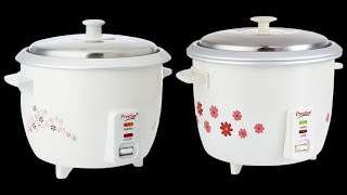 UNBOXING Prestige Delight Electric Rice Cooker PRWO 182  How To Use or Setup  Made in India [upl. by Olympias]