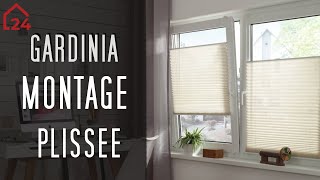 GARDINIA  PLISSEE MONTAGE  markenbaumarkt24 [upl. by Anitnatsnok596]