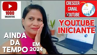 COMO CRESCER NO YOUTUBE DO ZERO DICAS PARA INICIANTES [upl. by Ariaet772]