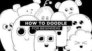 DOODLE TUTORIAL How To Doodle For Beginners  Easy Doodling with Basic Shapes [upl. by Hulbert]