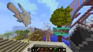 MINECRAFT Epic Roller Coaster [upl. by Aneram934]