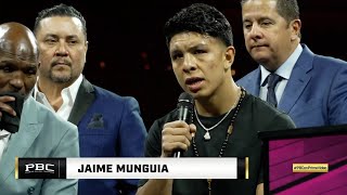 MUNGUIA HABLA POR PRIMERA VEZ DE LA DERROTA ANTE CANELO  De La Hoya lo defiende [upl. by Anyala]