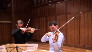 YSAYE  2 violins sonata part 3 Tedi Papavrami Svetlin Roussev [upl. by Behm228]