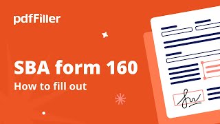 How to Fill Out an SBA form 160 [upl. by Gundry]