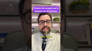 NOVO EXAME ALZHEIMER alzheimer perdadememoria demencia [upl. by Irpac]