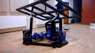 Motion Platform 3DoF  750 kg PS3TM750 [upl. by Annocahs]