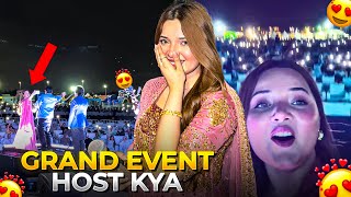 Jeddah ka grand event host Kia ❤️🤩  What an incredible night 🥳😍  Rabeeca khan [upl. by Trefor224]