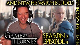 And Now His Watch Is Ended  GAME OF THRONES 3x4 FIRST TIME WATCHING REACTION [upl. by Amhser101]