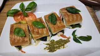 Tomato amp Mozzarella SandwichHow to make Sandwich Easy SandwichMozzarella SandwichChef Balghari [upl. by Bolling]