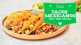 Receita de Tacos Veganos e Chilli de Feijão  com Teru Golveia do Vida e Saúde Novo Tempo [upl. by Dnaletak]