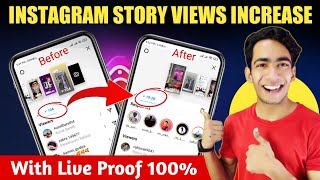 Instgaram Story Views Kaise Badhaye  How To Increase Story Views On Instagram [upl. by Nanice]