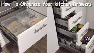 Kitchen Drawer Organization How To Organize Your Kitchen Drawers Kitchen Organizing Ideas amp Hacks [upl. by Yenmor286]