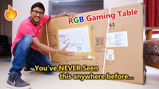 First RGB Gaming Desk Unboxing in India This is MADNESS 🤯🔥 [upl. by Edbert]