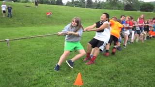 Tug of war matches at Lanesborough Elementary School Field Day 2013 [upl. by Curhan425]